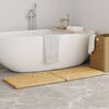 vidaXL Bath Mats 2 pcs 70x50 cm Bamboo