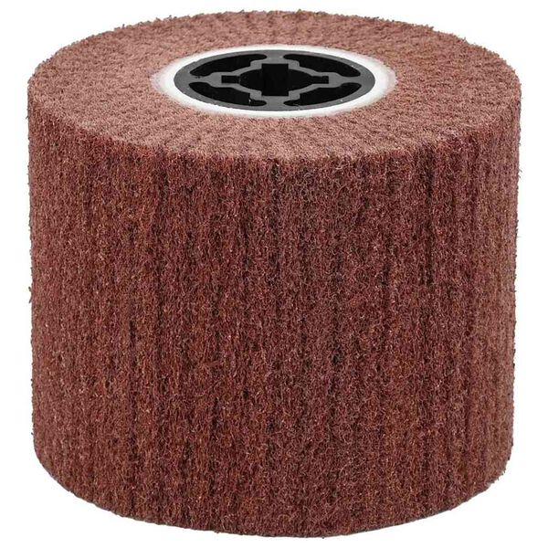 vidaXL Sanding Rollers 3 pcs Brown 12 x 12 x 10 cm Synthetic Fibre