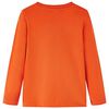 Kids' T-shirt with Long Sleeves Orange 128