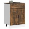 vidaXL Kitchen Base Cabinet Porto Smoked Oak Engineered Wood