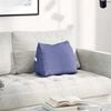 vidaXL Back Pillow Jeans Blue 45 x 20 x 35 cm Fabric