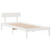 vidaXL Bed Frame without Mattress White 90x200 cm Solid Wood Pine