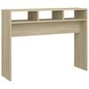 vidaXL Console Table Sonoma Oak 105x30x80 cm Engineered Wood