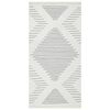 vidaXL Rug Dark Grey 80x150 cm Cotton