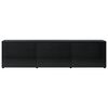 vidaXL TV Cabinet High Gloss Black 120x34x30 cm Engineered Wood