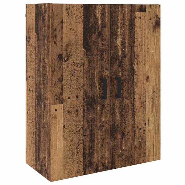 vidaXL Wall Cabinet Old Wood 69.5 x 34 x 90 cm Engineered Wood