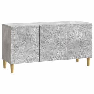 vidaXL TV Cabinet 99 x 34.5 x 50 cm Concrete Grey Engineered Wood