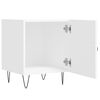 vidaXL Bedside Cabinet White 40x40x50 cm Engineered Wood