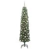 vidaXL Artificial Christmas Tree with 300 LEDs with Stand Green 180 cm