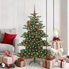 vidaXL Artificial Hinged Christmas Tree Green 150 cm PVC and Steel