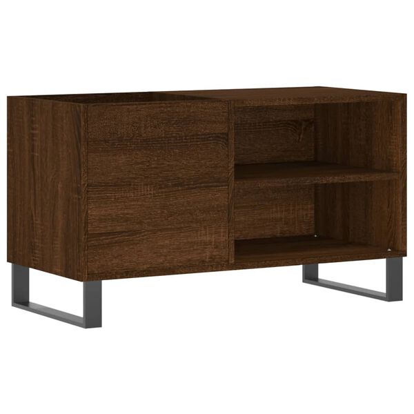vidaXL Record Cabinet Brown Oak 85x38x48 cm Engineered Wood