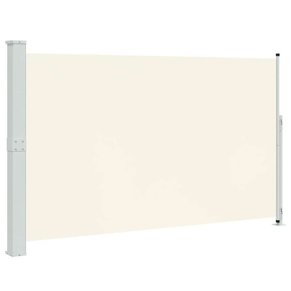 vidaXL Patio Retractable Side Awning 180x300 cm Cream