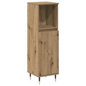 vidaXL Bathroom Cabinet Artisan Oak 30x30x100 cm Engineered Wood