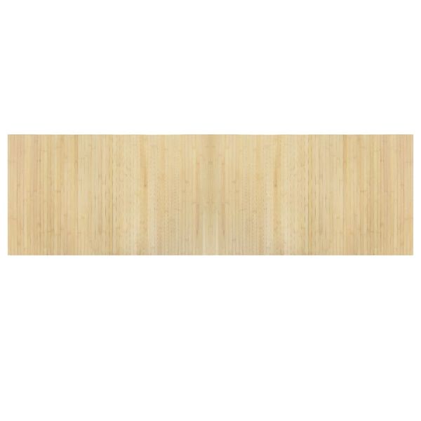 vidaXL Rug Rectangular Light Nature 60x200 cm Bamboo