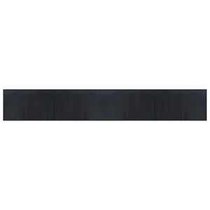 vidaXL Rug Rectangular Black60x400 cm Bamboo
