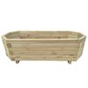 vidaXL Garden Raised Bed 80x32x31 cm Impregnated Pinewood