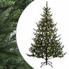 vidaXL Artificial Hinged Christmas Tree 120 cm 150 LEDs Warm White