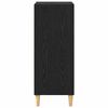 vidaXL Sideboard Black Oak 57 x 35 x 89.5 cm Engineered Wood