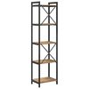 vidaXL Bookshelf Artisan Oak 40 x 30 x 155 cm Engineered Wood