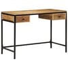 vidaXL Writing Desk Brown 105 x 50 x 75 cm Solid Mango Wood and Metal