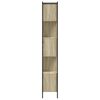 vidaXL Bookcase Sonoma Oak 102x28x172 cm Engineered Wood