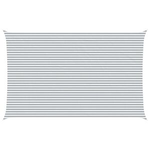 vidaXL Sun Shade Sail Light Grey and White 8 x 5 m