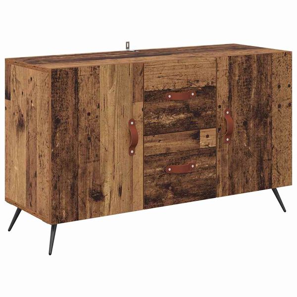 vidaXL Sideboard with Drawer Old Wood 100 x 36 x 60 cm Engineered Wood