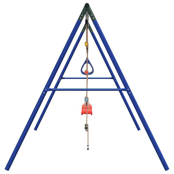 vidaXL Outdoor Swing Set with Swings. Trapeze. Ladder