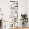 vidaXL Bookshelf Sonoma Oak 60 x 24 x 203 cm Engineered wood