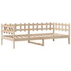vidaXL Daybed with Drawers without Mattress 90x190 cm Single Solid Wood
