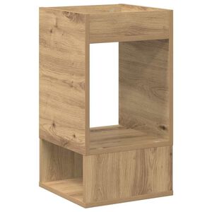 vidaXL End Table Artisan Oak 30 x 30 x 56 cm Engineered Wood