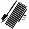 vidaXL Ground Drill with Handle 180 mm with Extension Tube 9 m Steel