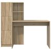 vidaXL Desk 2 pcs Sonoma Oak