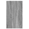 vidaXL Wall Cabinet Grey Sonoma 75x35x60 cm Engineered Wood