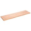 vidaXL Bathroom Countertop Light Brown 180x50x(2-4)cm Treated Solid Wood
