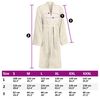 vidaXL Bathrobe KINN Cream S Cotton