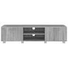 vidaXL TV Cabinet Grey Sonoma 140x40x35 cm Engineered Wood