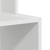 vidaXL Desk with Shelf White 106 x 40 x 88.5 cm Engineered Wood