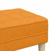 vidaXL Bench Dark Yellow 113 x 57 x 39 cm Fabric