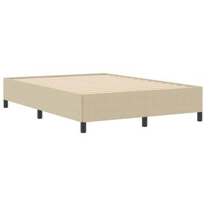 vidaXL Bed Frame Grey Green 140 x 200 cm Corduroy fabric