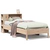 vidaXL Bookcase Bed without Mattress 90x200cm Solid Wood Pine