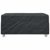 vidaXL Furniture Cover Plain Black 210 x 130 x 70 cm 420D