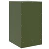 vidaXL Bedside Cabinets 2 pcs Olive Green 34.5x39x62 cm Steel