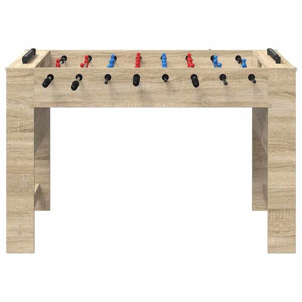 vidaXL Foosball Table Sonoma Oak 125 x 60.5 x 80 cm Engineered Wood