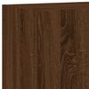 vidaXL TV Wall Cabinet Brown Oak 40.5x30x90 cm Engineered Wood