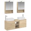 vidaXL Bathroom Furniture Set 5 pcs Sonoma Oak