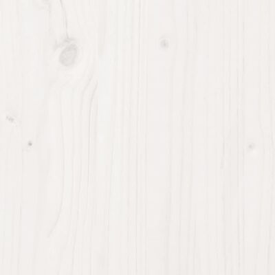 vidaXL Headboard White 75 cm Solid Wood Pine