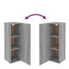 vidaXL 5 Piece TV Cabinet Set Grey Sonoma Engineered Wood