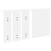 vidaXL Wall-Mounted Coat Rack White 85 x 10 x 45 cm Engineered wood