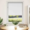 vidaXL Roller blind blackout 124.4x175 cm Fabric Width 120 cm white